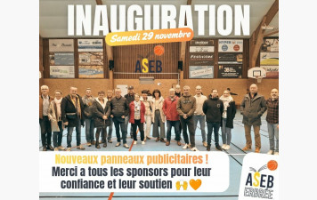 Inauguration des panneaux publicitaires