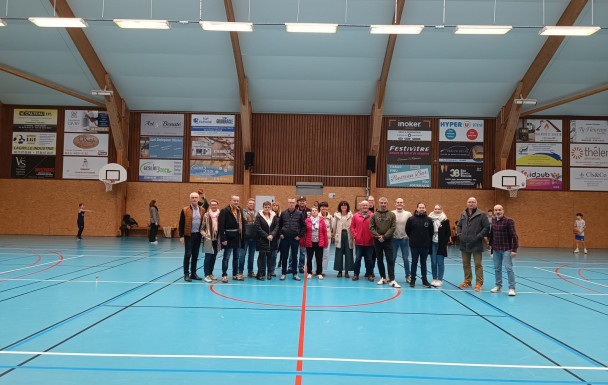 Inauguration des panneaux publicitaires